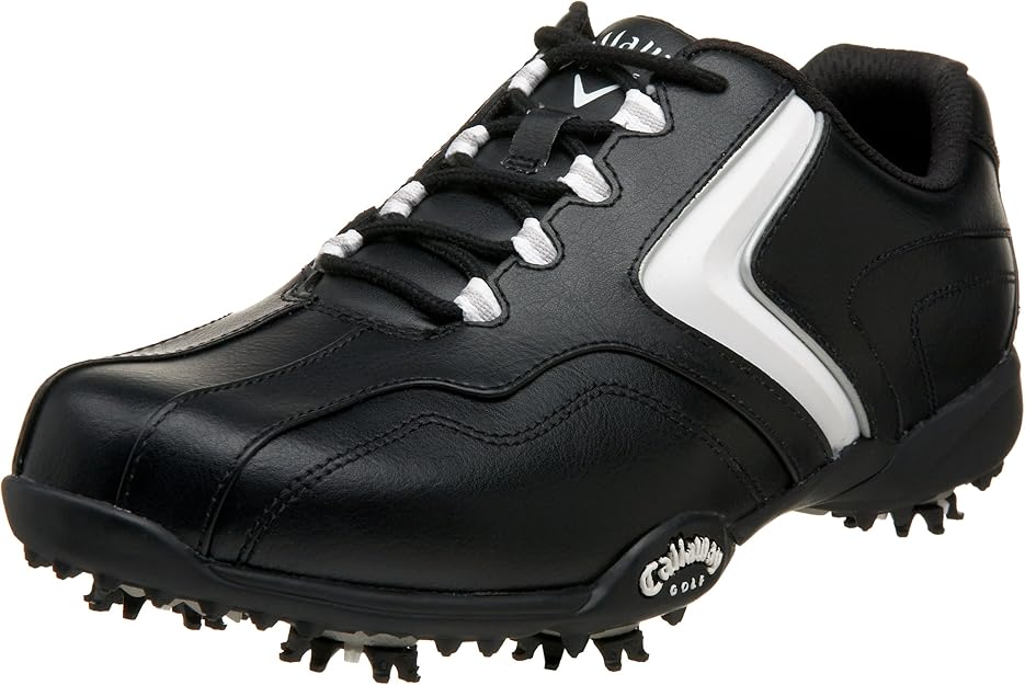 Callaway Men's Chev LP Wide Golf Shoe,Black/White/Silver,9 W US Amazon.de Schuhe & Handtaschen