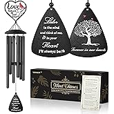 Sympathy Gifts for Loss of Loved one, 36'' Memorial Wind Chimes for Loss of Loved One, Cardinal Sympathy Wind Chimes, Bereavement Condolence Remembrance Gift for Loss of Mom Dad