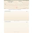 ABC Computer Checks Compatible w/Quick Books, Checks on Top, Gold - 500 Sheets
