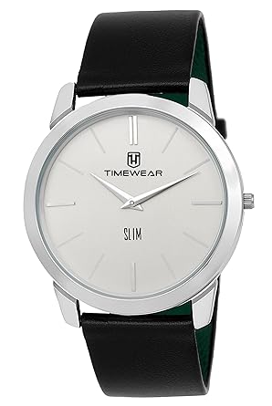 Timewear Analog White Dial Slim Watch for Men - 171WDCCSTG