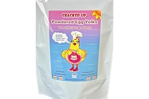 CINNAMONSTER Cage-Free Powdered Egg Yolks, 2 lbs (32oz), 100% Powdered Egg Yolks. Only 1 Ingredient. Non-GMO. Nothing Artificial. Egg Yolks are the secret ingredient for Rich, Moist Baked Goods. Use in Desserts, Pastries, and Custards. Wholesome, Nutritious, and Healthy. USDA-Licensed Facility. Made in the USA.