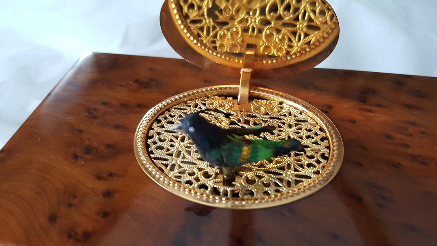 Reuge Music Mechanical Musical Singing Bird Box Amazon.ca Home & Kitchen