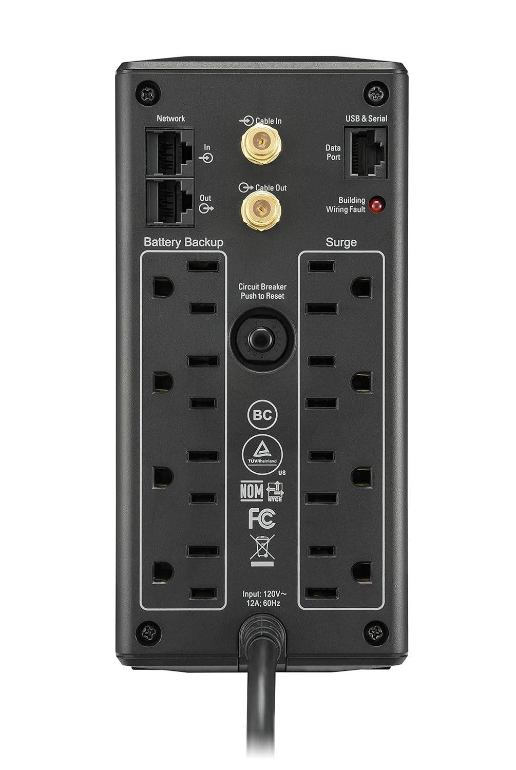 BX1500M APC BackUPS Pro APC UPS Battery Backup & Surge Protector with