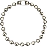 DragonWeave 13mm Extra Large Silver Steel Ball Chain Mens Necklace with Durable Protective Finish - Any Length