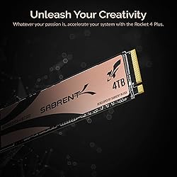 SABRENT 4TB Rocket 4 Plus NVMe 4.0 Gen4 PCIe M.2