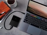 WD My Passport for Mac 2TB Portable SSD USB-C Type-C Black Hard Drive view 3