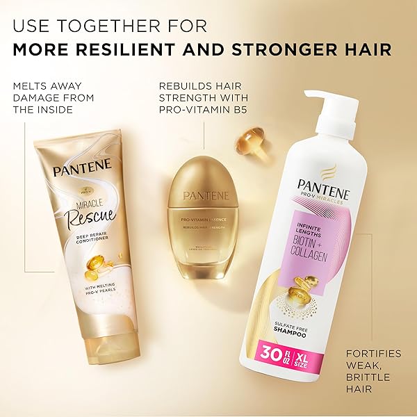 PANTENE MIRACLE RESCUE DEEP CONDITIONER – MELTING PRO-V PEARLS FOR DRY, DAMAGED OR COLOR-TREATED HAIR, SOFTENS AND REPAIRS, 8.0 OZ