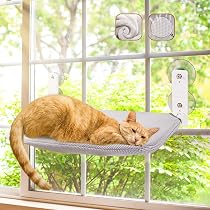 Hamac de fenêtre pour chat avec deux housses remplaçables ...