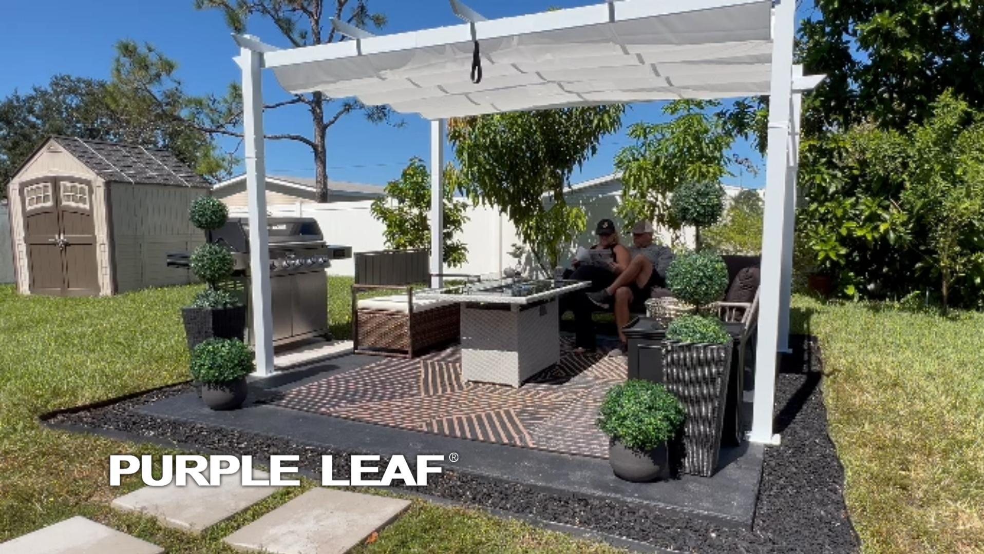 PURPLE LEAF 10x13 Retractable Pergola Review: Durable Aluminum Frame with Sloped Roof image 31