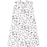 Hudson Baby Unisex Baby Cotton Sleeveless Wearable Sleeping Bag, Sack, Blanket, Hummingbird Garden, 18-24 Months
