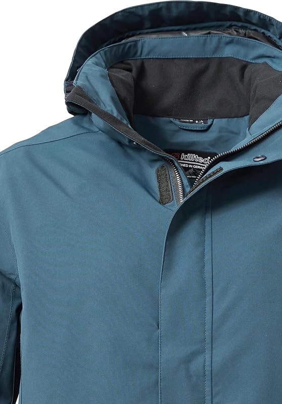 Hombre Chaqueta funcional/chaqueta de exterior con capucha desmontable KOS 87 MN JCKT_XENIOS, steel-blue, S, 39147-000