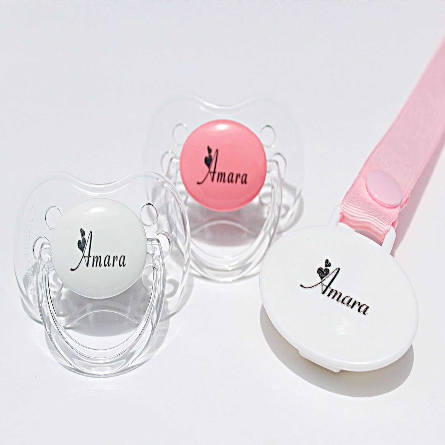 personalized pacifiers and bottles