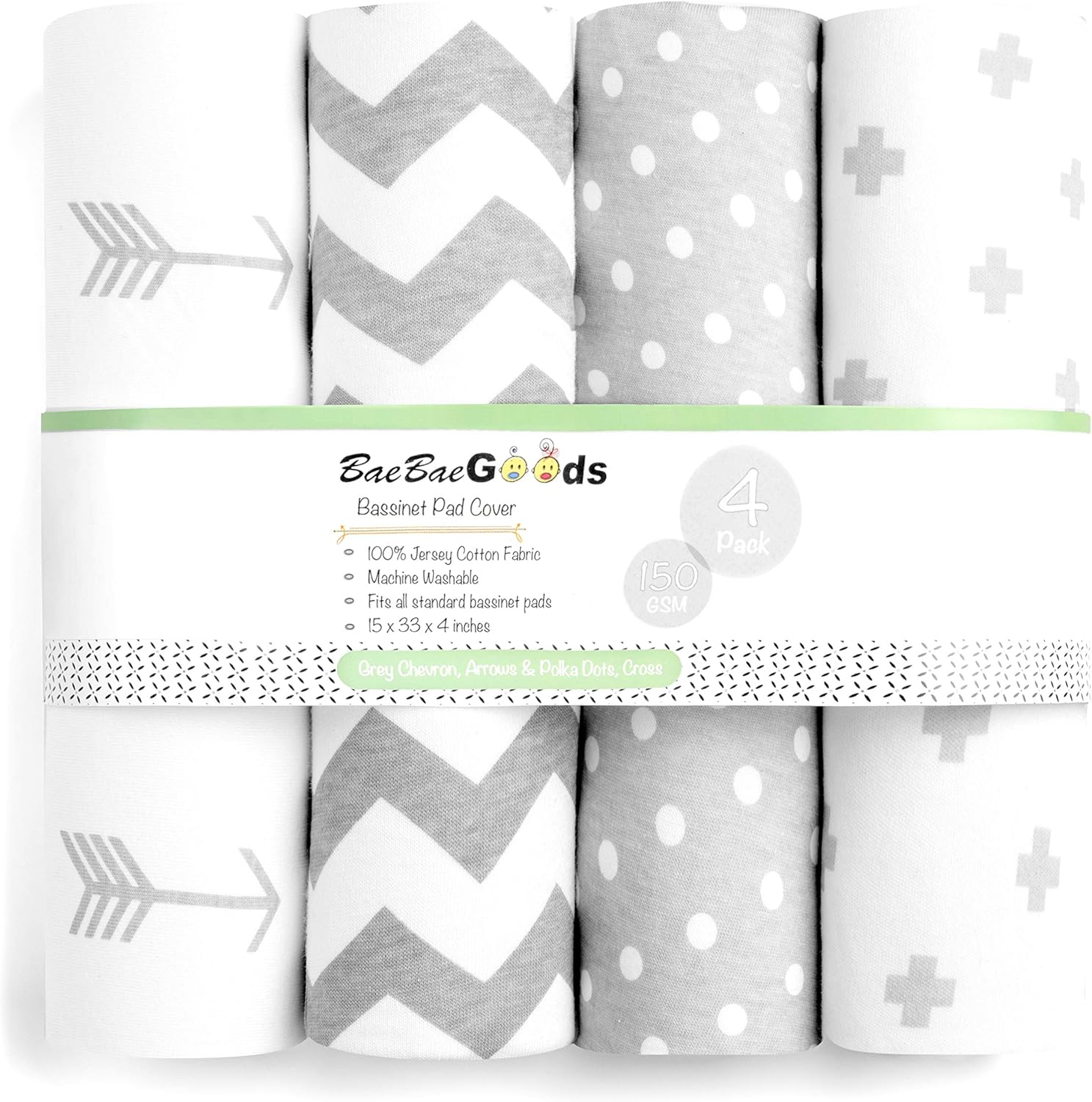 bassinet fitted sheet size