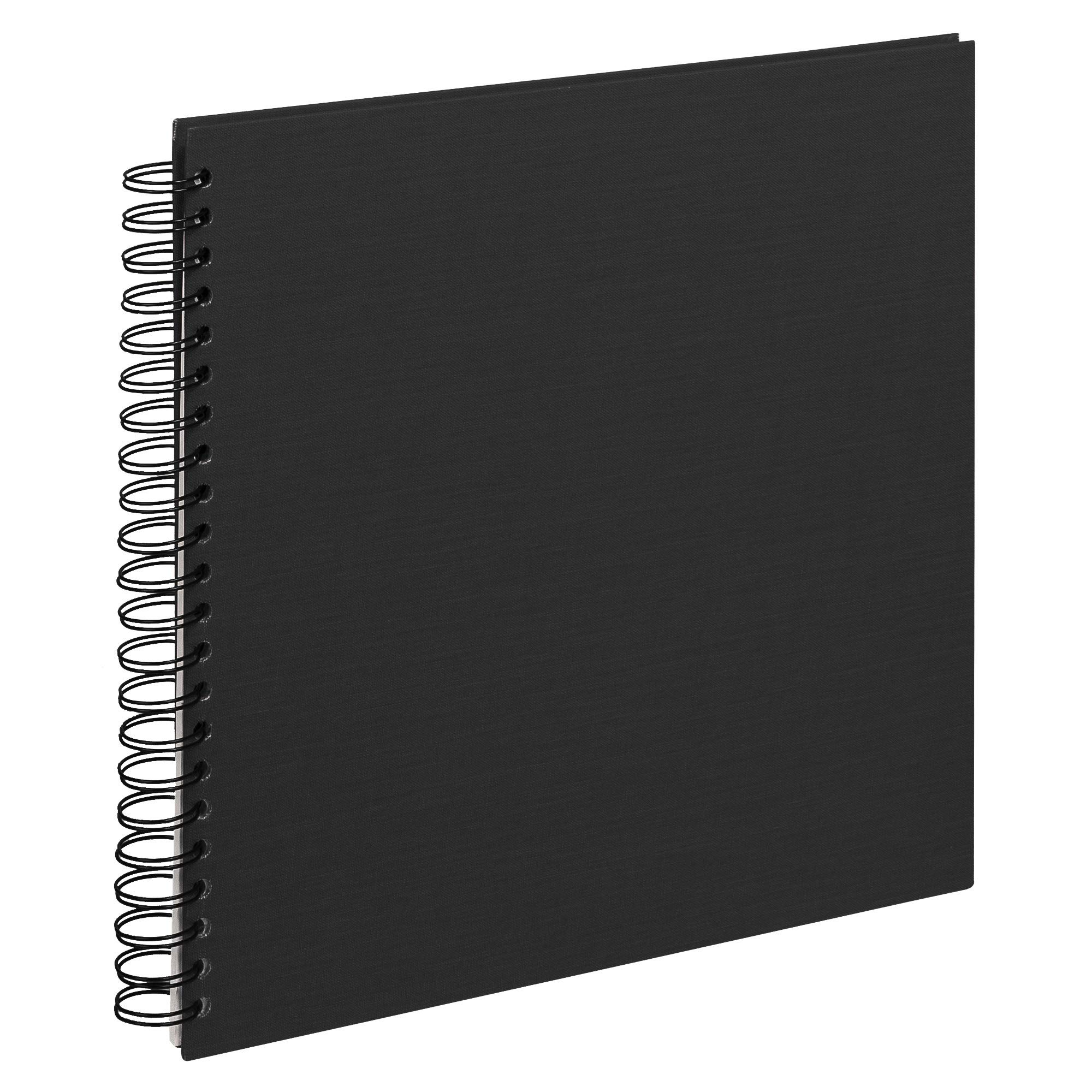 walther Design Photo Album Black 30 x 30 cm Linen, 6SL3030C20B