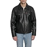 Levi's Men's Faux Leather Modern Trucker Jacket