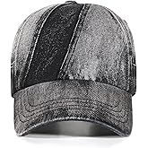 Trendy Unisex Graffiti Baseball Cap, Adjustable Cotton Baseball Cap for Men & Women, Athletic Streetwear Hat (US, Alpha, One Size, FK76 Black)