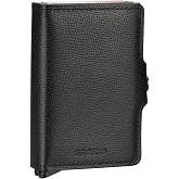 Secrid Men Twin Wallet Genuine Leather Vintage/RFID Safe Card Case for max 16 cards