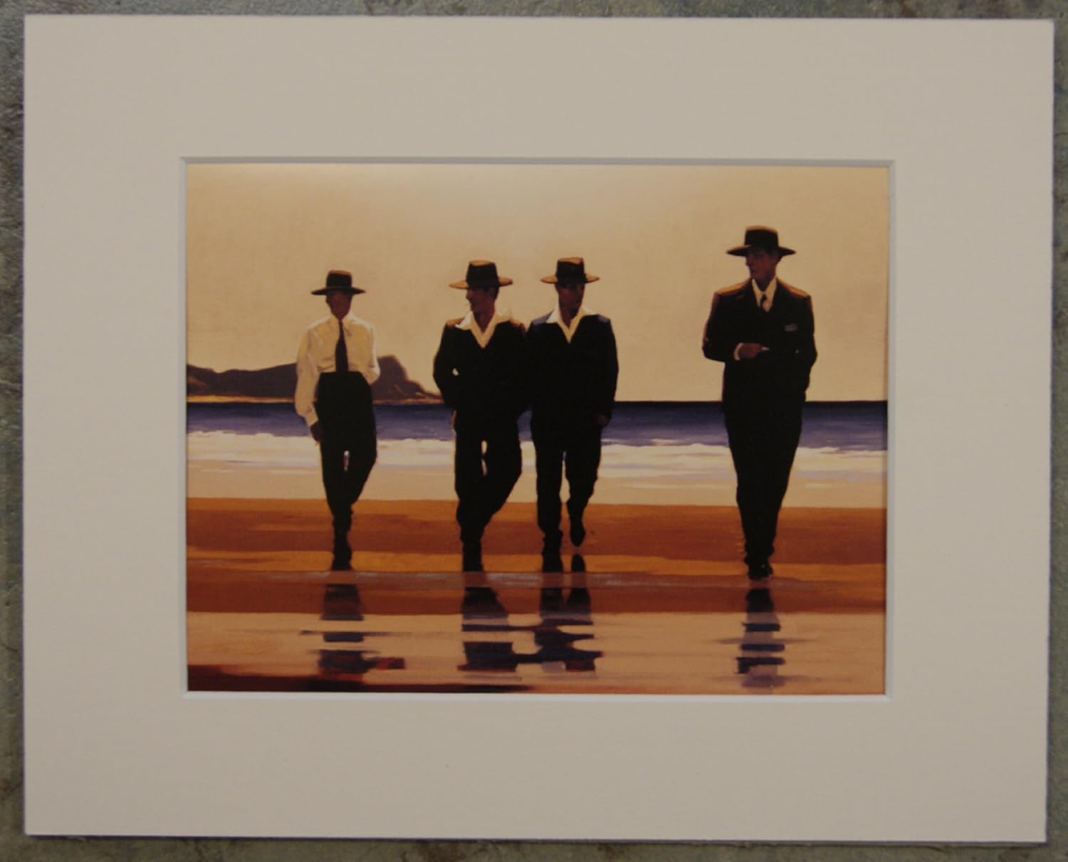 The Billy Boys by Jack Vettriano Mounted Art Print Picture (10" x 8