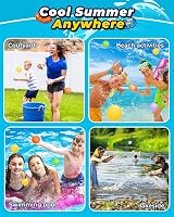 Smasiagon 8 PC Reusable Magnetic Water Balloons Latex Free Silicone view 6