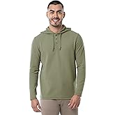 Wrangler mens Henley Hoodie