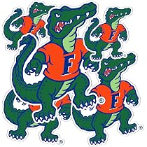 University Of Florida Sticker Decal Set - 4 Inch Vinyl, Waterproof For Laptop, Car, Bottle