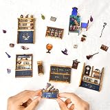 PeaZeLee DIY Book Nook Kit 3D Wooden Puzzle Bookshelf Decor for Teens view 2