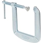 BESSEY CM34DR Drop Forged, C-Clamp, 3-Inch x 4-1/2-Inch, Deep Reach C Clamp