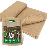 40" x 7 Feet Burlap Fabric Roll, Burlap Fabric by the Yard, Natural Jute Garden Fabric for DIY Crafts, Multipurpose Tree Wrap, Outdoor Plant Cover, Weed Barrier, Landscaping, Rustic Party Decor