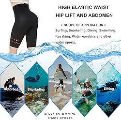 DEHAI Neoprene Shorts Wetsuit Pants Womens Mens 3mm