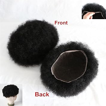 Amazon Com Lumeng Men S Toupee For Black Men Afro Toupee African