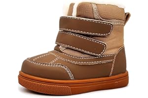 iSusuJo Baby Snow Boots Waterproof Winter Warm Duck Booties Infant Boys Girls Outdoor Shoes for Cold Weather 6 9 12 15 18 24 Months