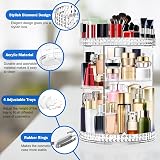 Mokani 360 Degree Rotating Makeup Organiser 6 Adjustable Layers Large Capacity view 2