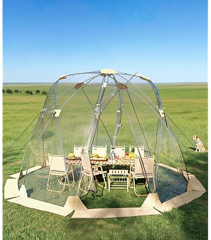 VEVOR Tente de Fete Gonflable, 5,4x5x4,25 m, Tente Cube Gonflable, Discotheque Boite de Nuit Club a Gonfler avec Souffleur 680 W, Sac de Sable, 2 Fenetres, pour Evenement, Anniversaire, Mariage, Noir