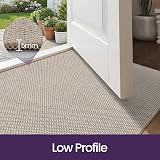 DEXI Indoor Door Mat 60x90 cm Non Slip Rubber Backing Beige view 3