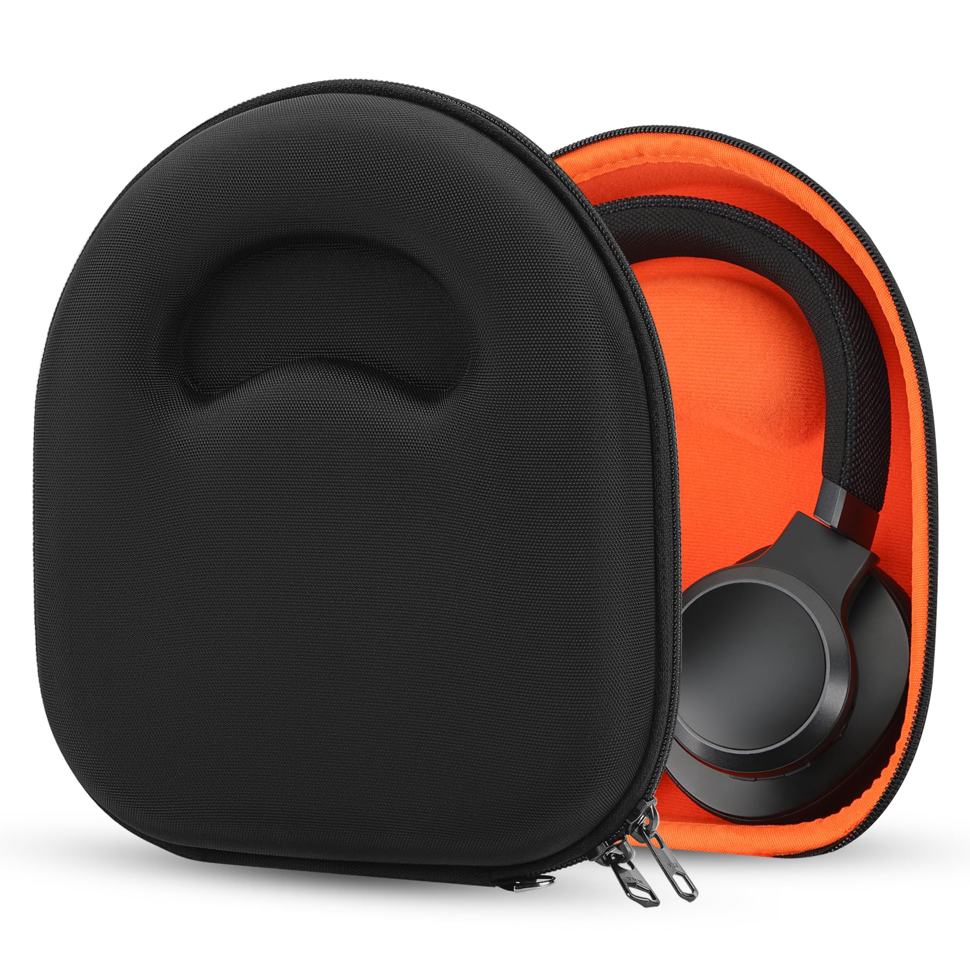 Geekria Shield Headphones Case Compatible with JBL TUNE 770/760/750NC, TUNE 720BT, Live 770NC, Replacement Hard Shell Travel Carrying Bag with Cable Storage (Black)