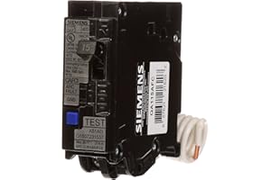 SIEMENS QA115AFC 15-Amp Single Pole 120-volt Plug-On Combination AFCI Breaker, Black