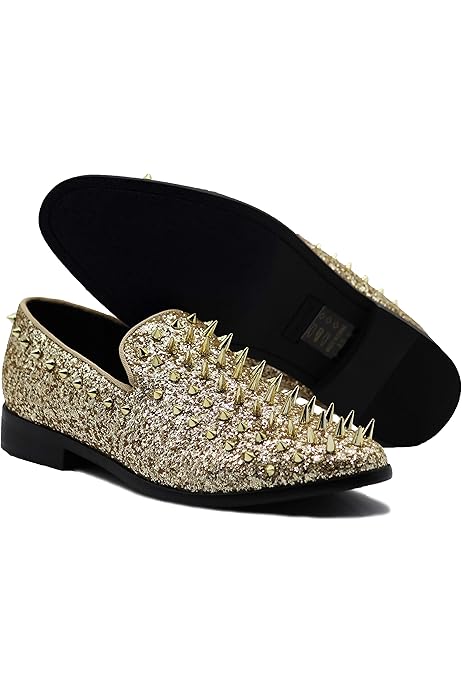 dress shoes with spikes on them