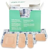 Lewis-Plast Premium Assorted Breathable Fabric Plasters Box of 100