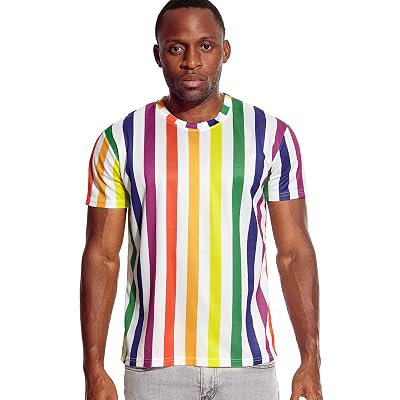 Buy Rainbow T Shirt Men Vertical 