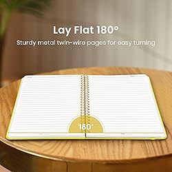 Lined Spiral Journal Notebook for Women & Men, 140