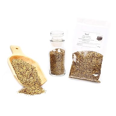 Senf braun, Senf Samen, Senfsaat gemahlen, braune Senfkörner dunkel, Senfpulver, Mustard Powder, glutenfrei, 40g