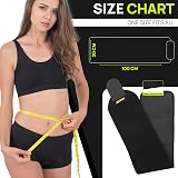 Bionix Waist Trainer Belt Men Women Sweat Band Stomach Shaper Black view 7