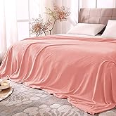 BEDELITE Fleece Blanket King Size Blankets for Bed, Luxury Plush Cozy Fuzzy Blanket 108x90 inches, Super Soft Warm Lightweight Throw Blanket All Seasons Suitable, Pink