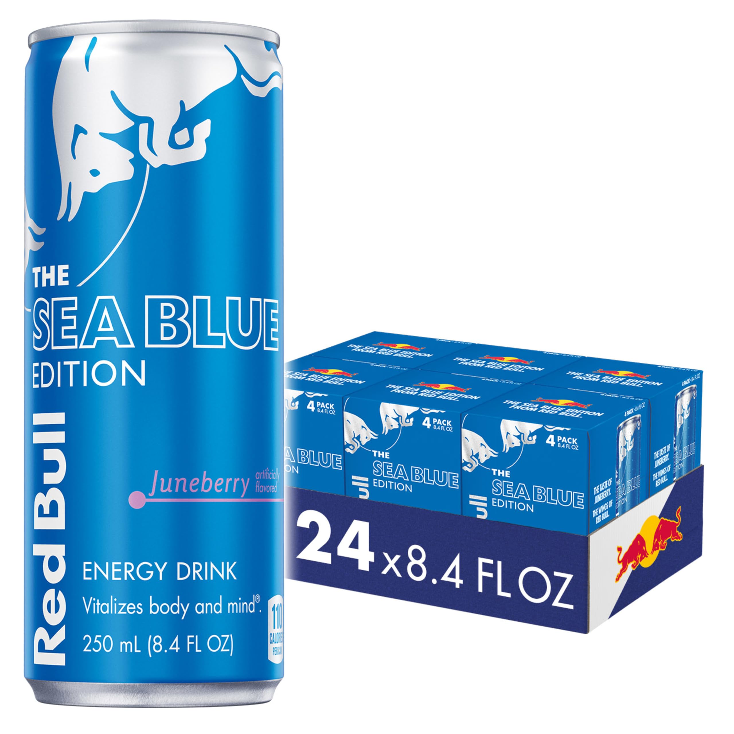 Red Bull Blue Edition Juneberry 24 Pack (250ml)