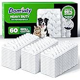 60 Count Heavy Duty Dry Sweeping Cloths Refills for Swiffer Sweeper Mop | Deep Clean Sweeper Pet Mop Pads, Multi Surface Floor Mopping &amp; Cleaning, Disposable Dry Pad Refills Floor Duster, Unscented
