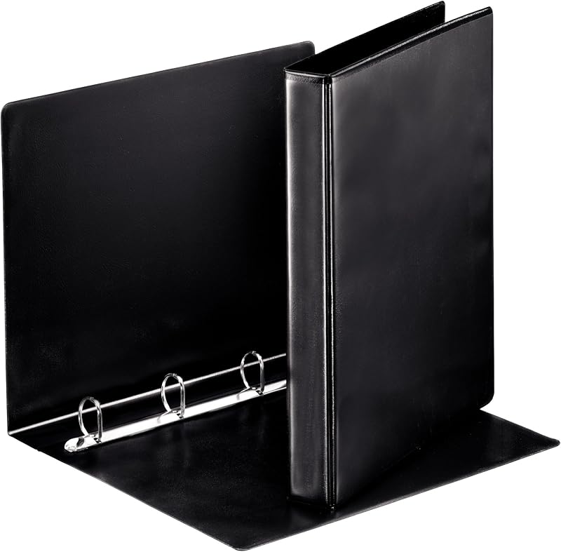 Esselte 4 Ring Binder PP 190 Sheets 42 mm Spine A4 Black