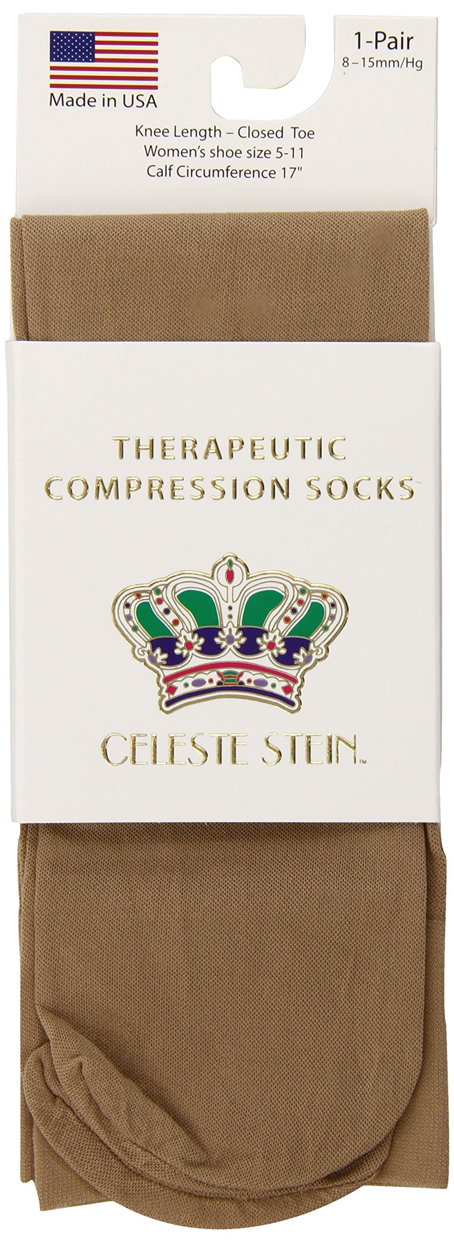 Celeste Stein Therapeutic Compression Socks, BW Lace, 815 mmhg, 1Pair Health
