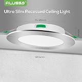 ALUSSO 5W Recessed LED Downlights 6 Pack Dimmable 3000K-6500K IP44 Ultra Slim view 5