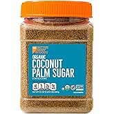 BetterBody Foods Organic Coconut Palm Sugar, Gluten-Free, Non-GMO, Low Glycemic Sugar Substitute, 1.5 lbs, 24 Ounce