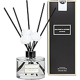 CULTURE & NATURE Reed Diffuser Set 6.7oz (200ml) Floral Bouquet Scented Diffuser with Sticks Home Fragrance Reed Diffuser for Bathroom Shelf Decor